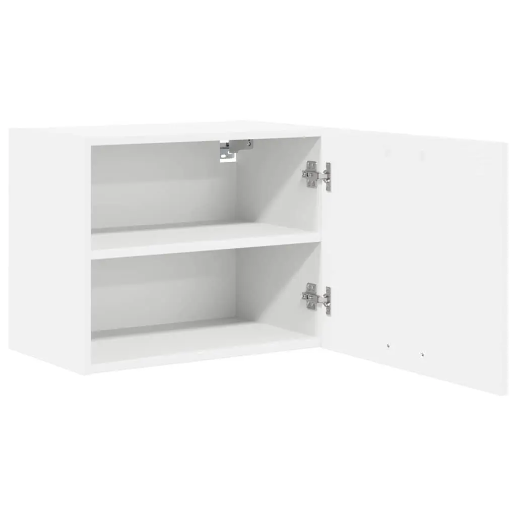 Hanging Kitchen Cabinet White Modern Engineered Wood 50 x 31 x 40 cm