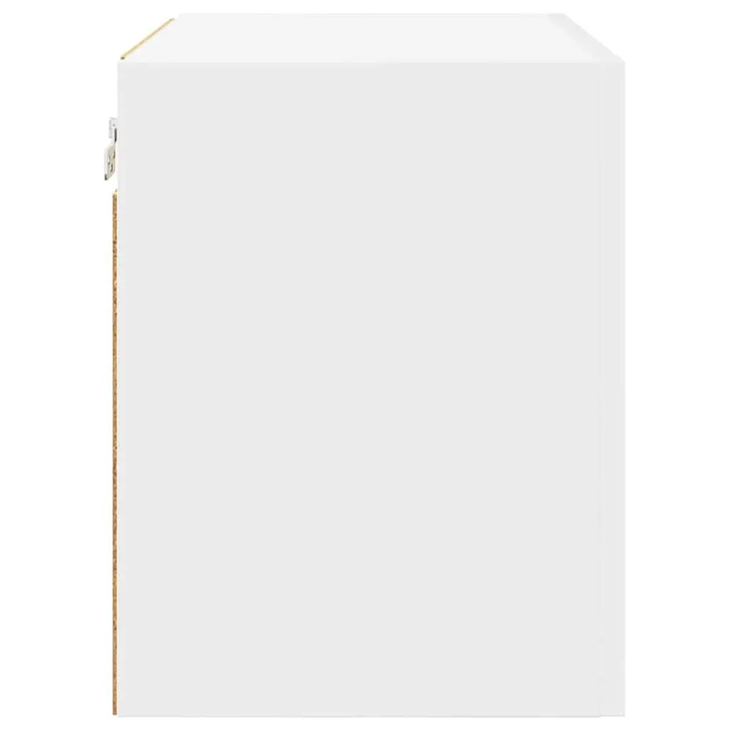 Hanging Kitchen Cabinet White Modern Engineered Wood 50 x 31 x 40 cm