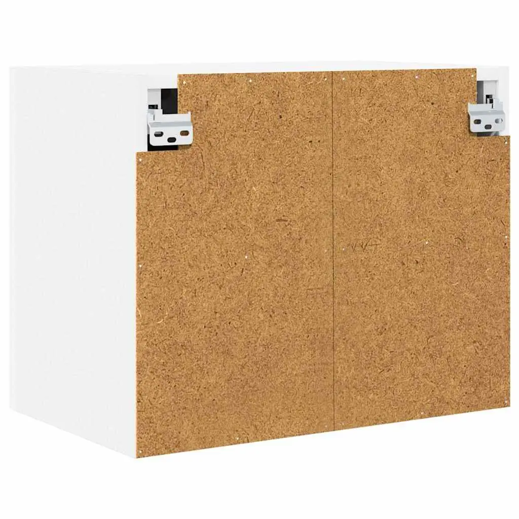 Hanging Kitchen Cabinet White Modern Engineered Wood 50 x 31 x 40 cm
