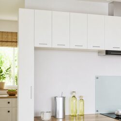 Modern White Hanging Kitchen Cabinet with Door