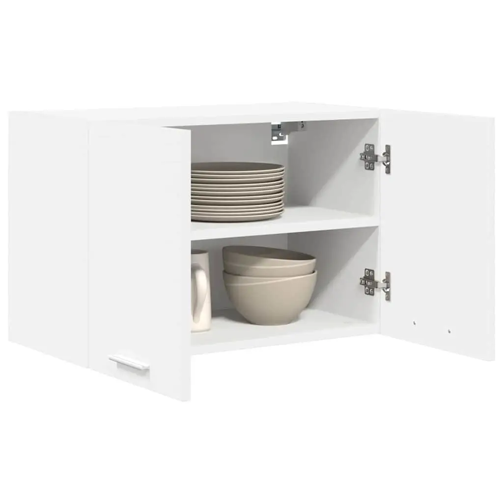 White Modern Hanging Kitchen Cabinet Set, 60x31x40cm