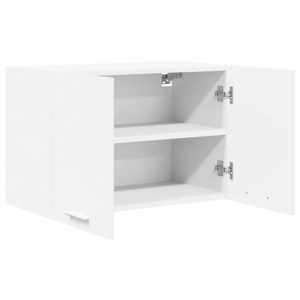 White Modern Hanging Kitchen Cabinet Set, 60x31x40cm