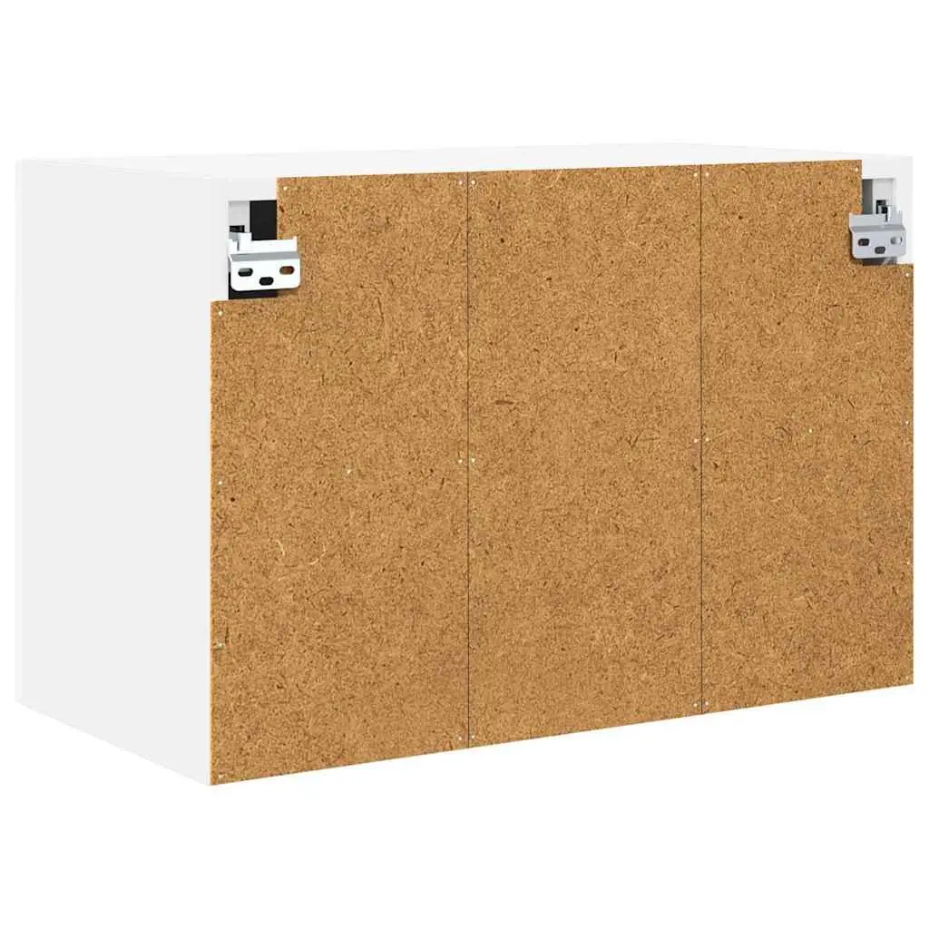 White Modern Hanging Kitchen Cabinet Set, 60x31x40cm