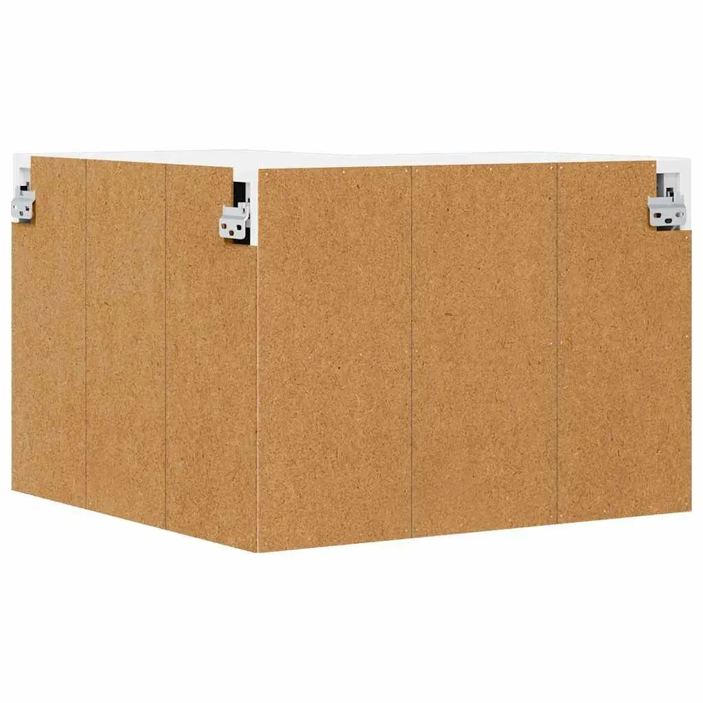White Hanging Kitchen Cabinet for Organized Living