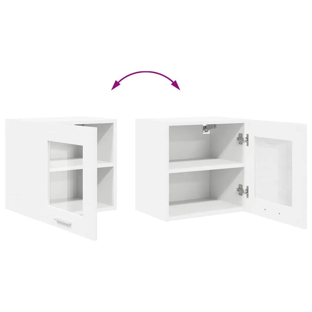 Hanging Kitchen Cabinet Set of 2 in White
