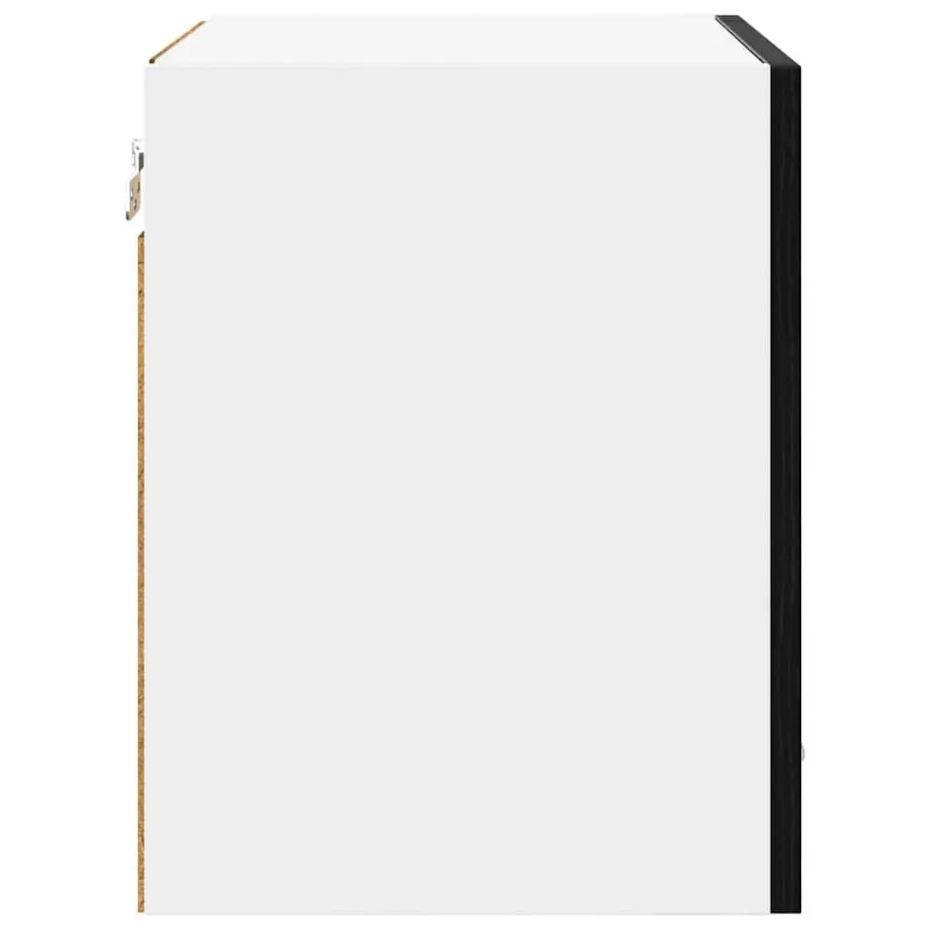 Hanging Kitchen Cabinet Black Oak 40x31x40cm Modern Engineered Wood