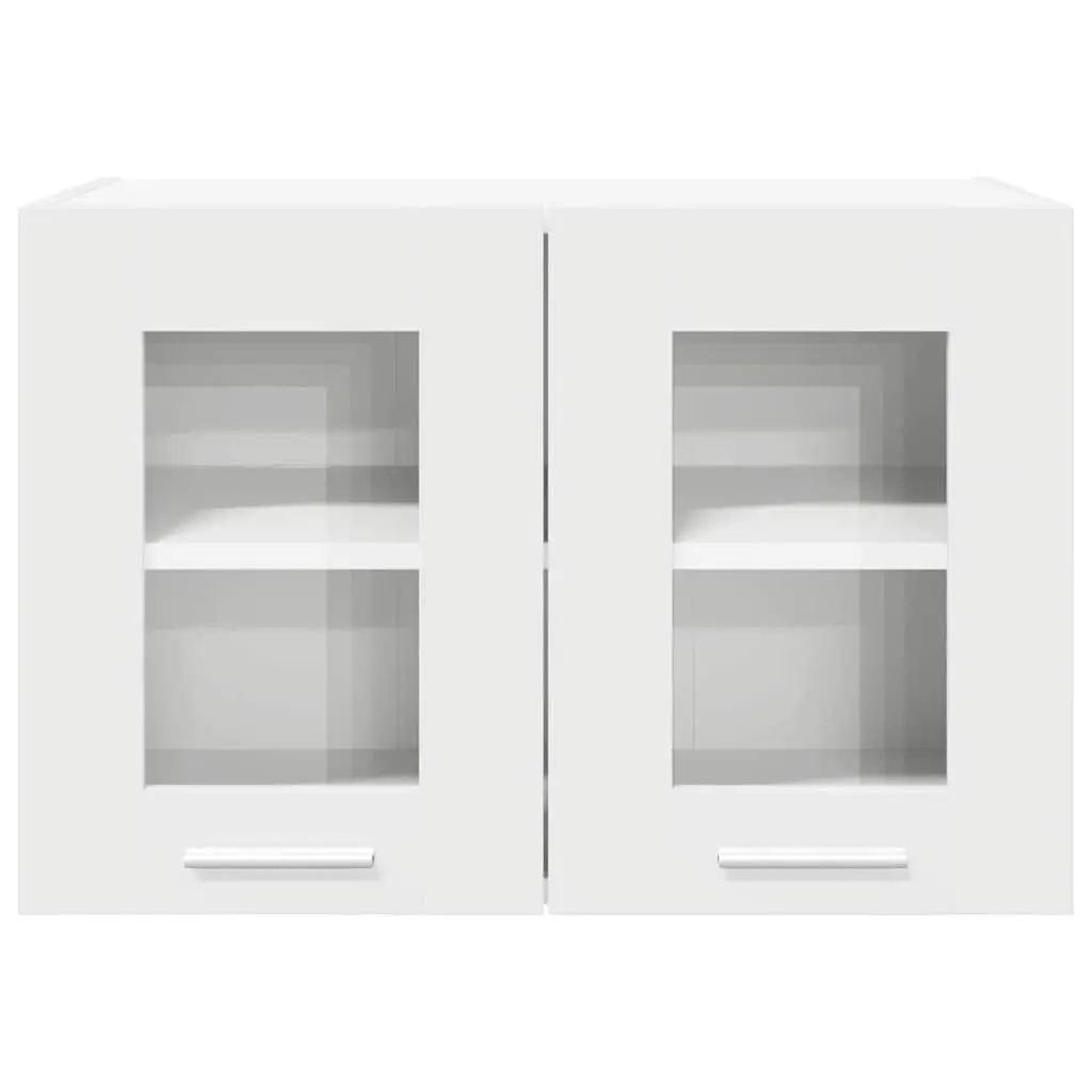 Hanging Kitchen Cabinet with Door White Modern 60cm Engineered Wood
