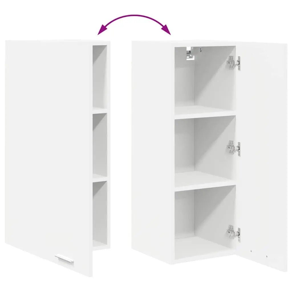 Hanging Kitchen Cabinet White 30 x 31 x 80 cm Engineered Wood