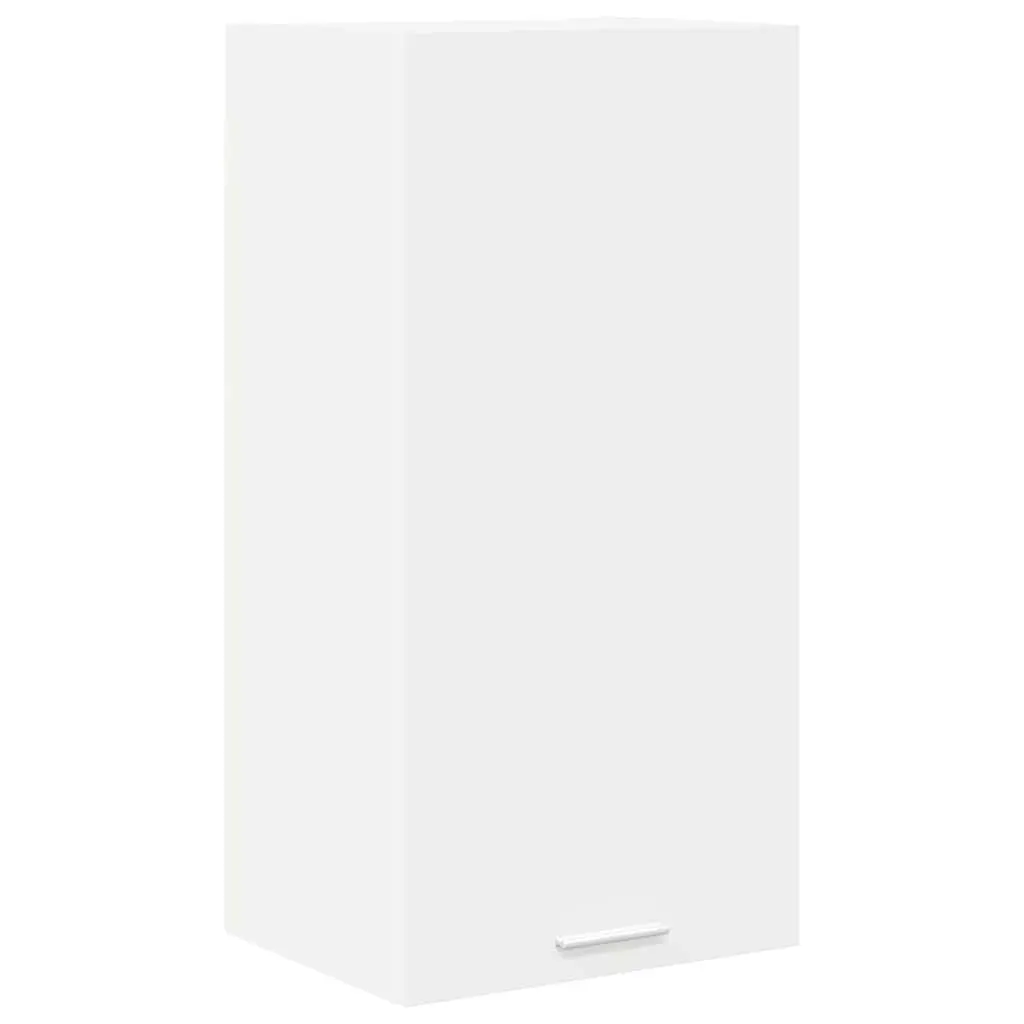 White Hanging Kitchen Cabinet with Door