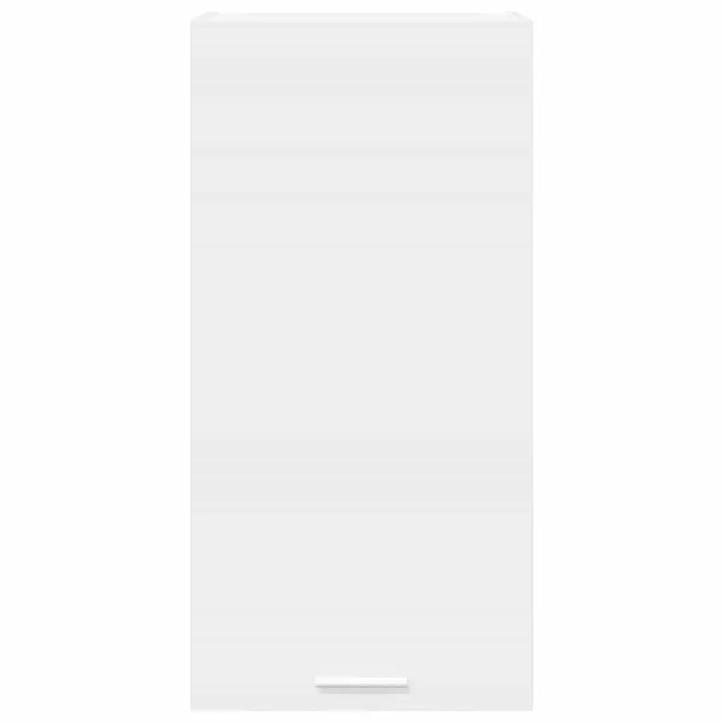 White Hanging Kitchen Cabinet with Door