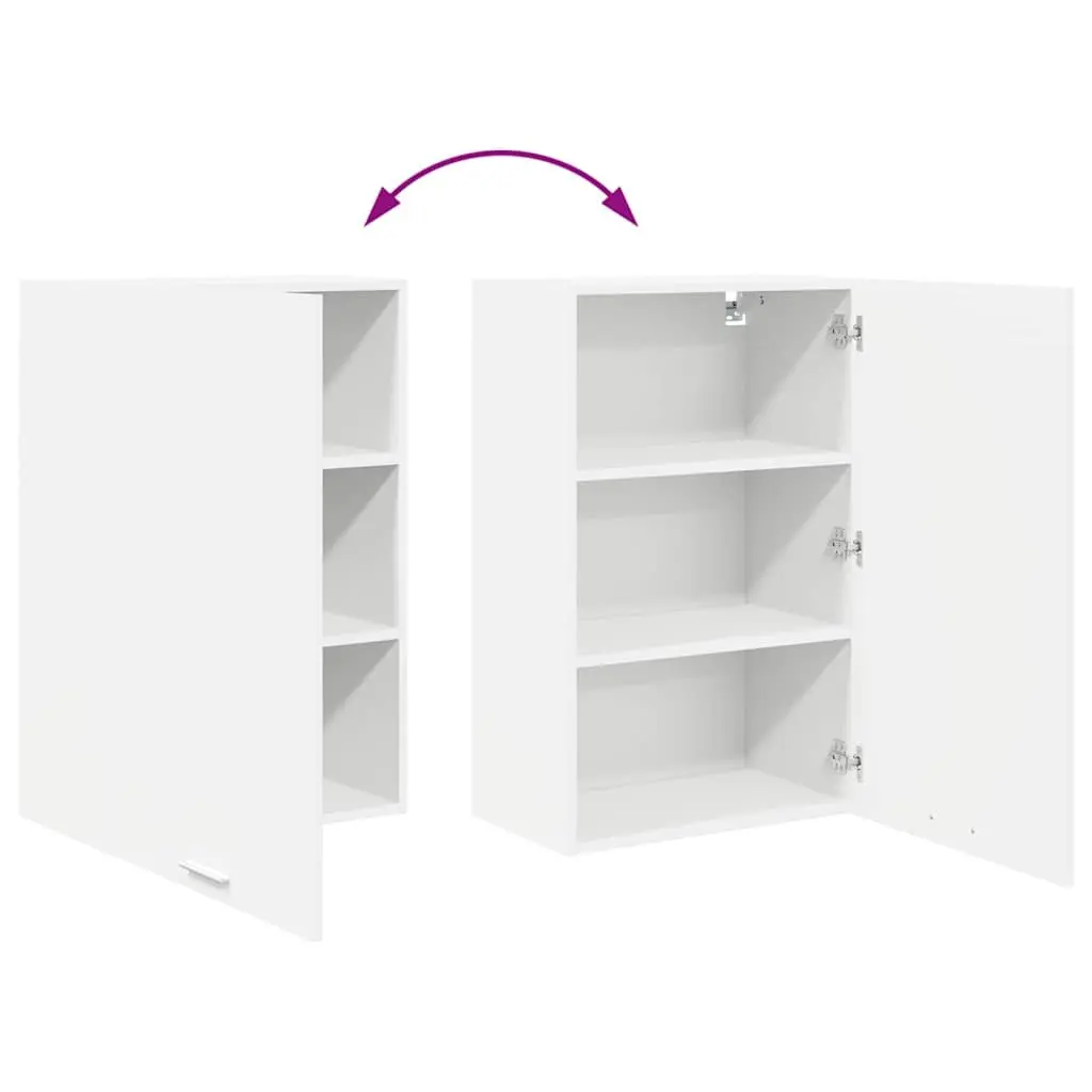 White Hanging Kitchen Cabinet for Storage
