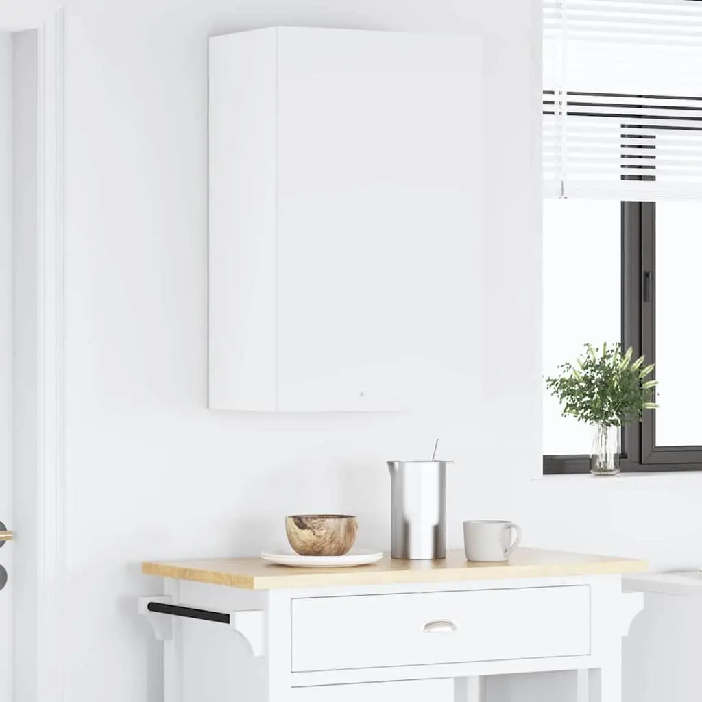 White Hanging Kitchen Cabinet for Storage