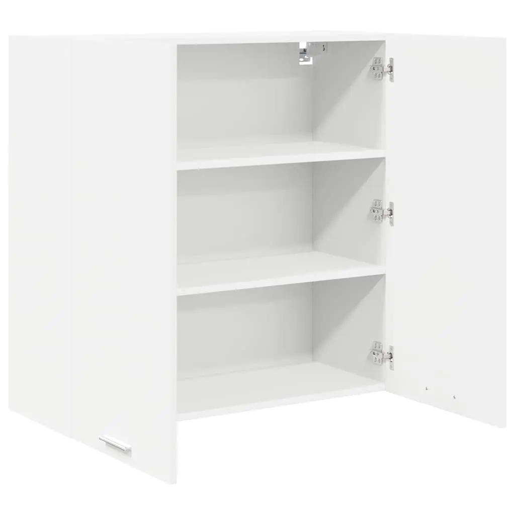 White Hanging Kitchen Cabinet with Door