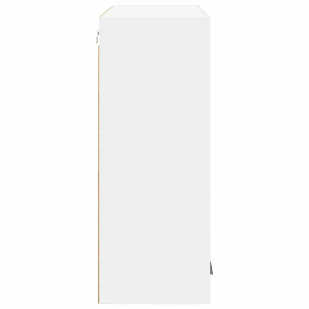 White Hanging Kitchen Cabinet with Door