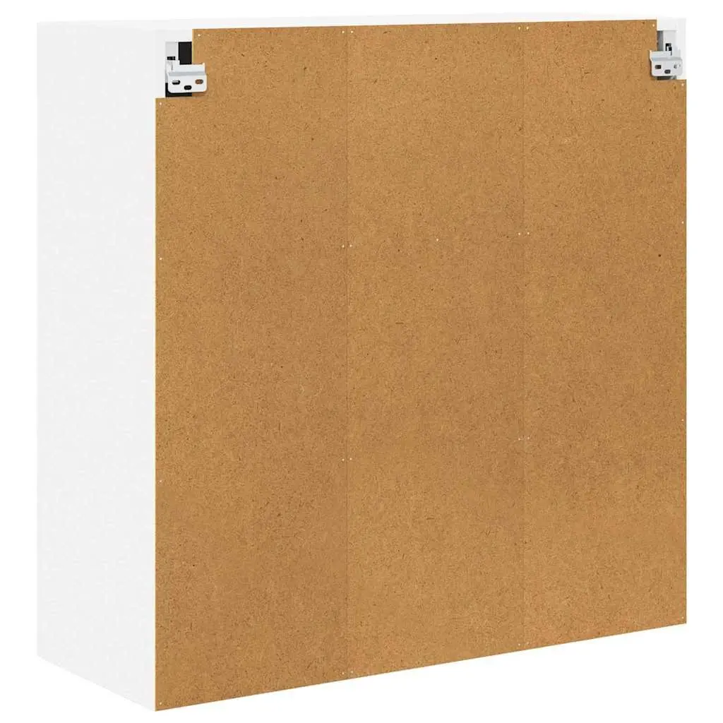 White Hanging Kitchen Cabinet with Door
