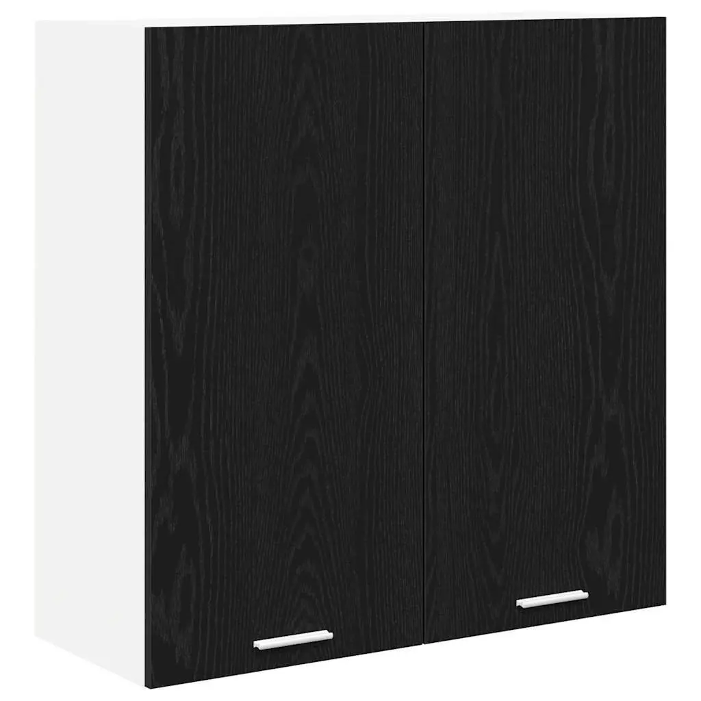 Black Oak Hanging Kitchen Cabinet 80x31x80cm