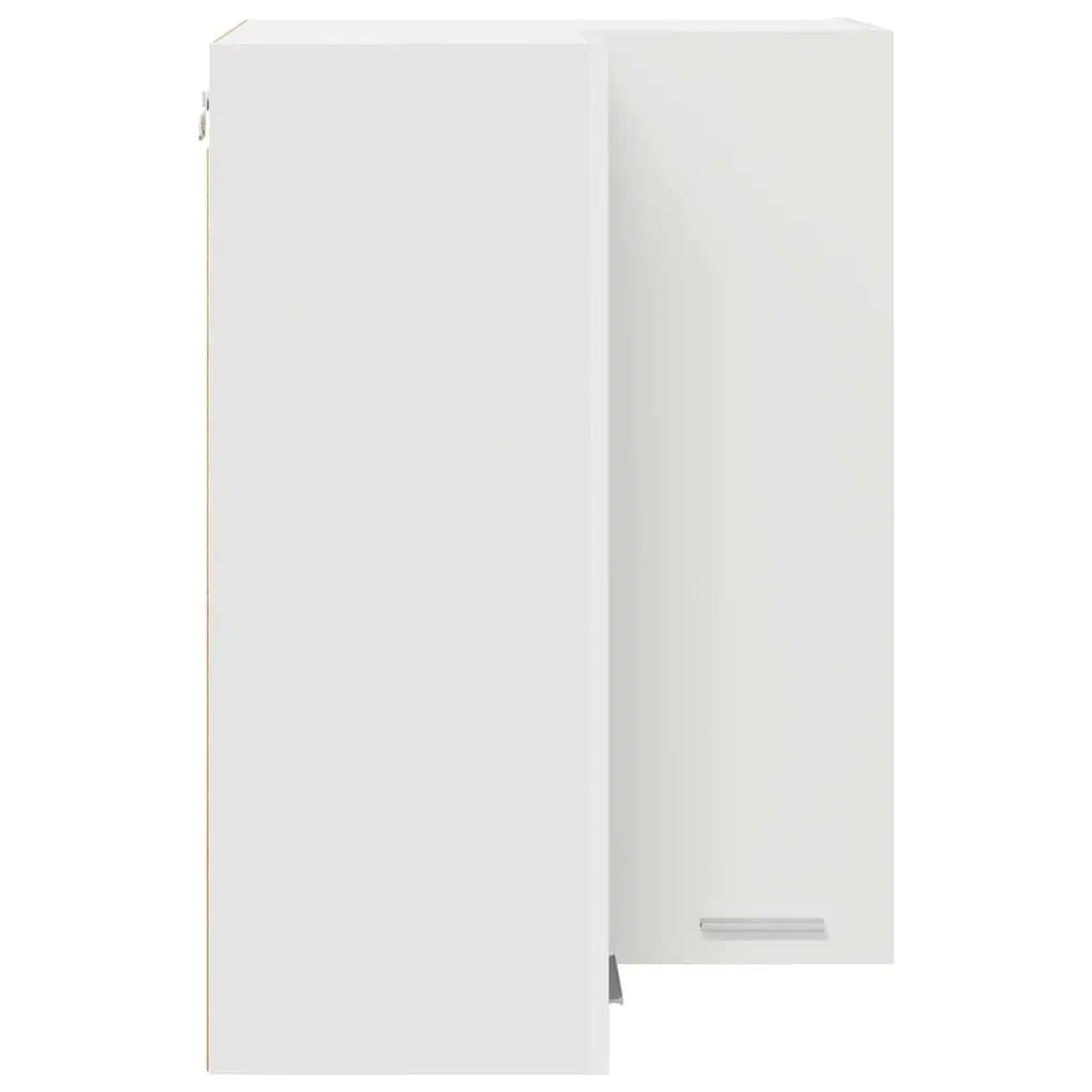 White Wall-Mounted Kitchen Storage Cabinet