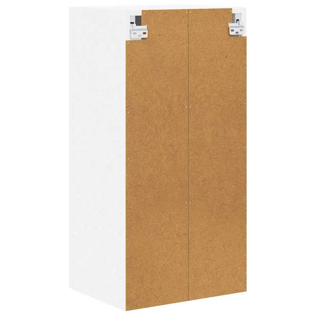 White Hanging Kitchen Cabinet with Door
