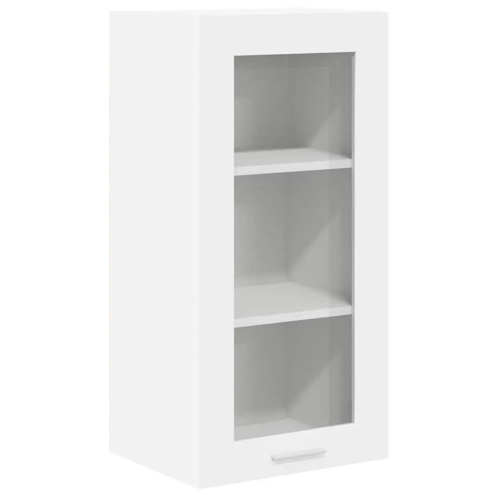 Hanging Kitchen Cabinet White 40 x 31 x 80 cm Engineered Wood 2 Piece