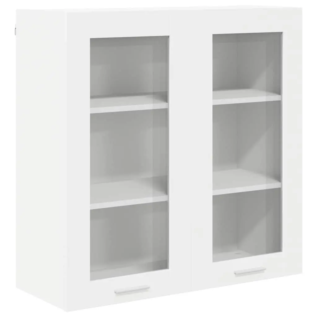 White Modern Hanging Kitchen Cabinet with Door