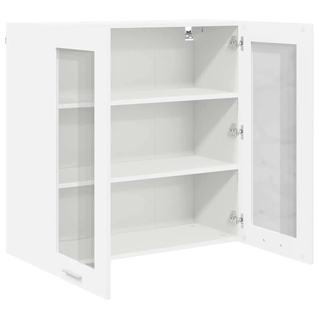 White Modern Hanging Kitchen Cabinet with Door