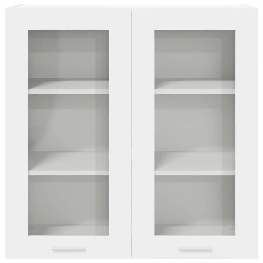 White Modern Hanging Kitchen Cabinet with Door