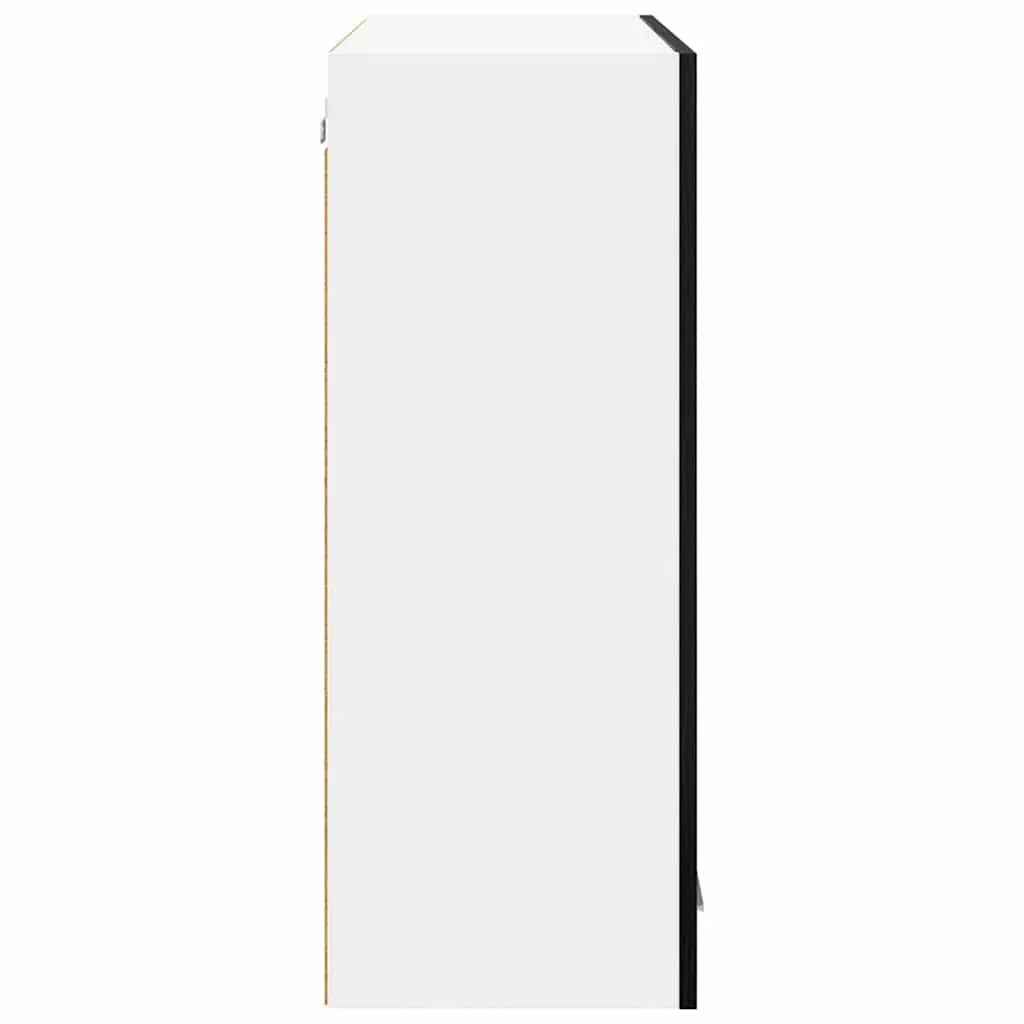 Hanging Kitchen Cabinet in Black Oak 80 x 31 x 80 cm