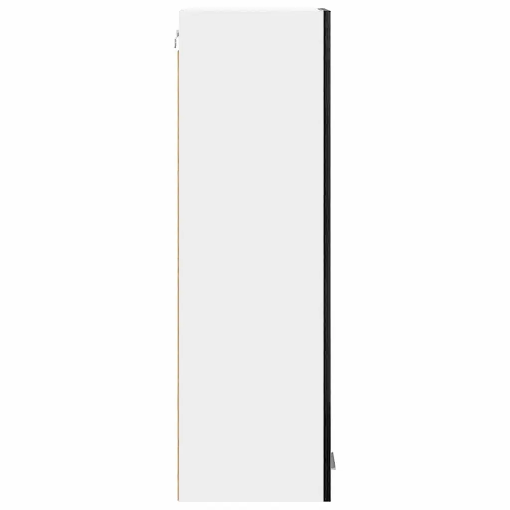 Hanging Kitchen Cabinet in Black Oak for Organized Storage