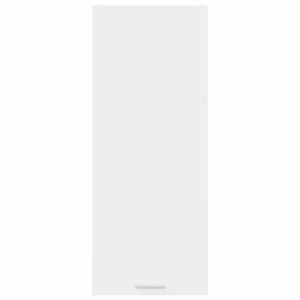 White Engineered Wood Hanging Kitchen Cabinet 40 x 31 x 100 cm