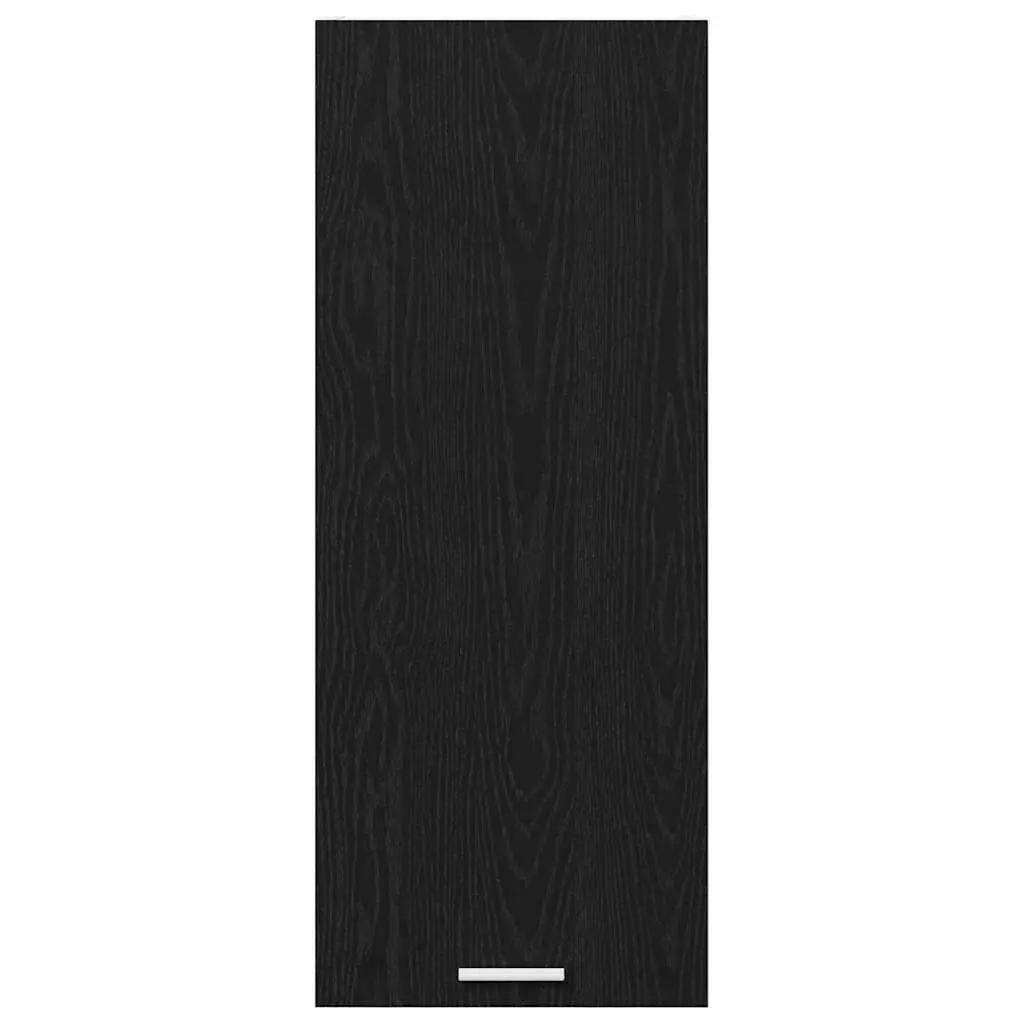 Black Oak Hanging Kitchen Cabinet for Storage