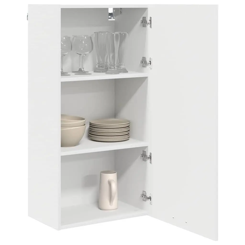 White Hanging Kitchen Cabinet for Organized Storage