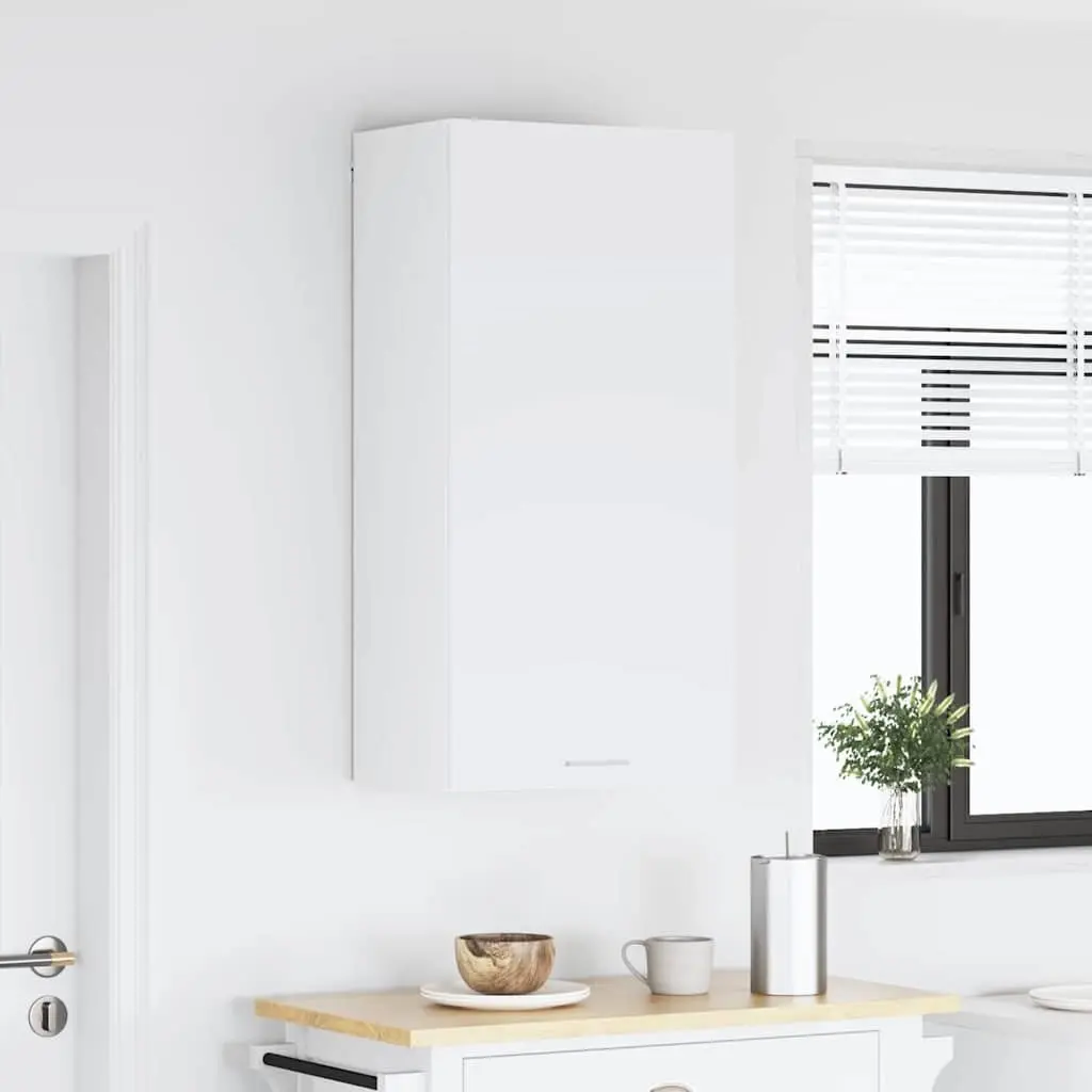 White Hanging Kitchen Cabinet for Organized Storage