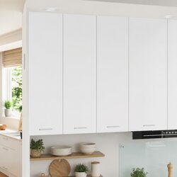 White Hanging Kitchen Cabinet 60x31x100cm for Modern Homes