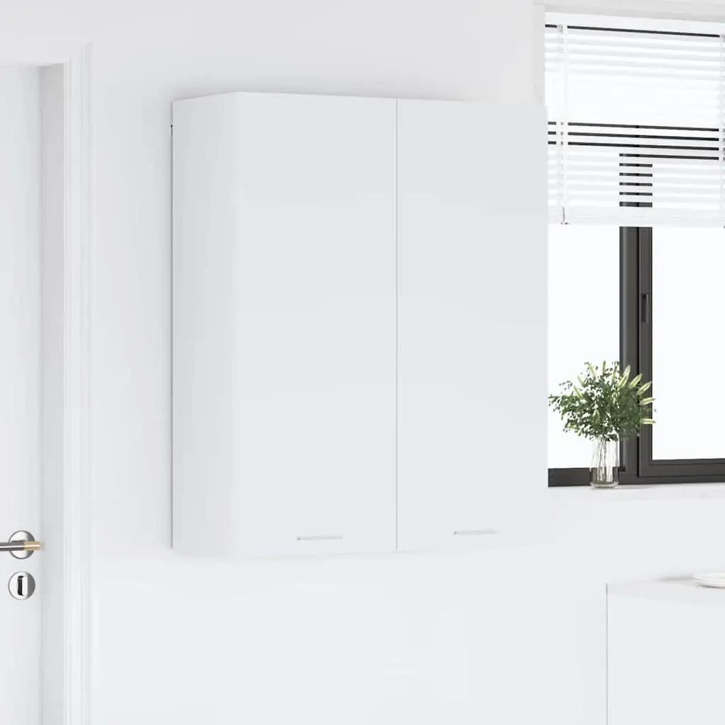 White Hanging Kitchen Cabinet for Organized Storage
