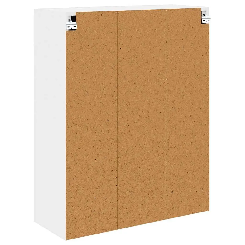 White Hanging Kitchen Cabinet for Organized Storage