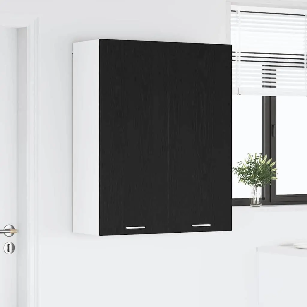 Black Oak Hanging Kitchen Cabinet 80 x 31 x 100
