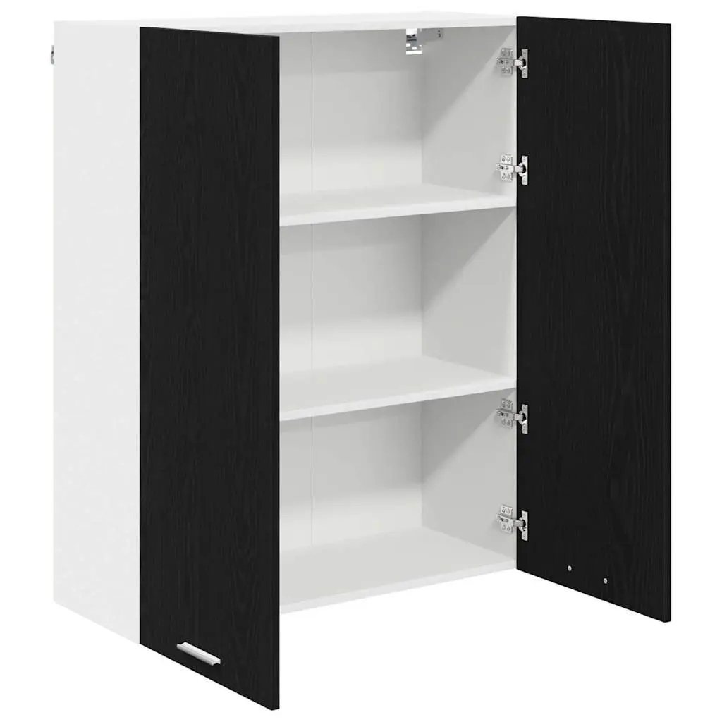 Black Oak Hanging Kitchen Cabinet 80 x 31 x 100
