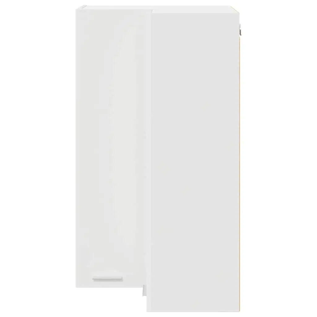 Hanging Kitchen Cabinet White Modern 57x57x100cm Engineered Wood