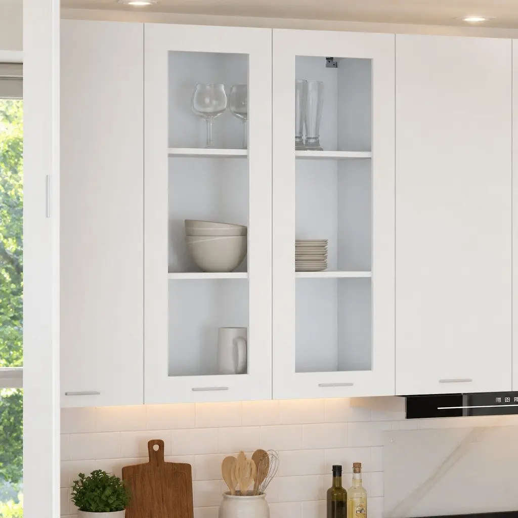 Hanging Kitchen Cabinet White Modern 80 x 31 x 100 cm Engineered Wood