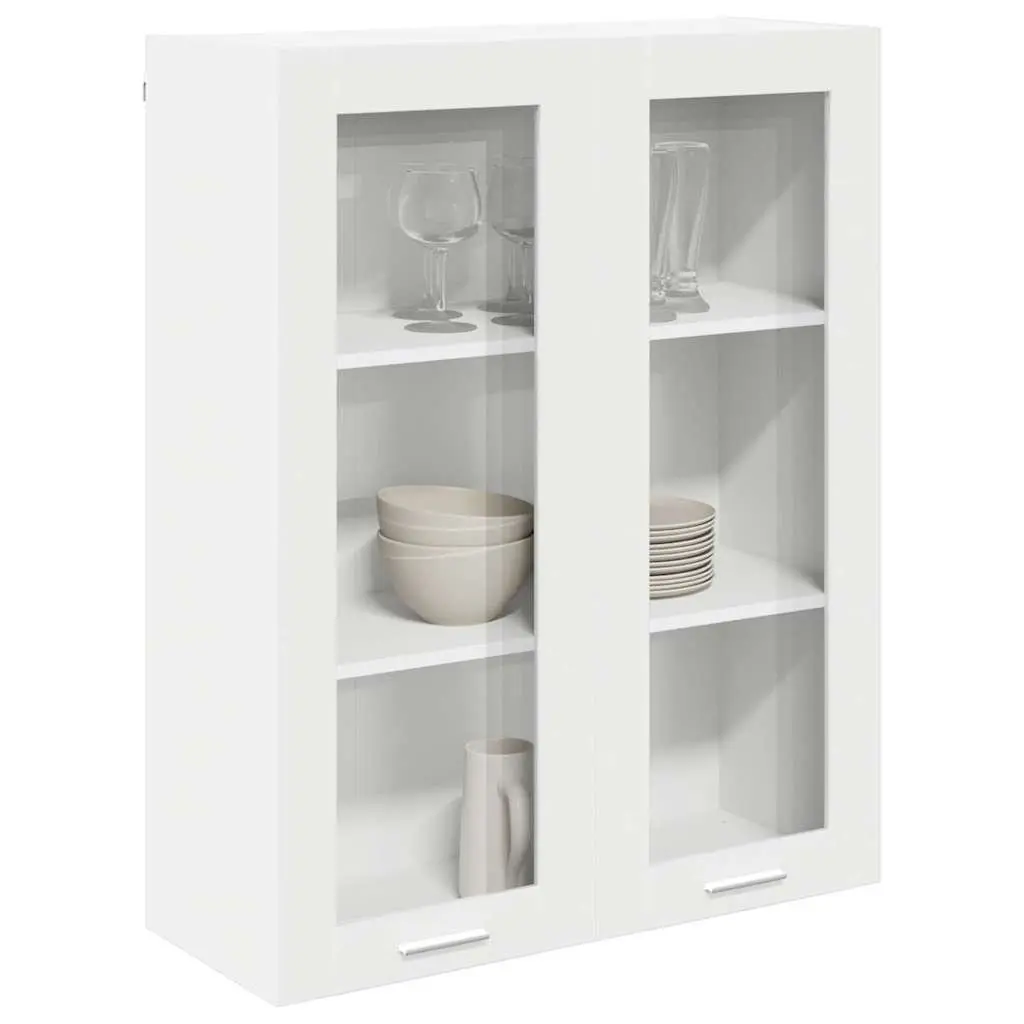 Hanging Kitchen Cabinet White Modern 80 x 31 x 100 cm Engineered Wood