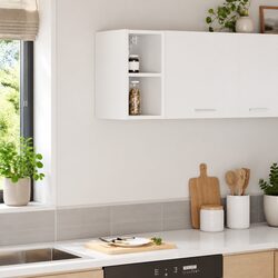 Modern White Hanging Kitchen Cabinet for Storage