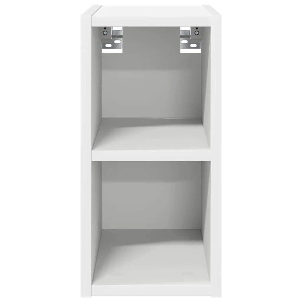 Hanging Kitchen Cabinet White Storage Engineered Wood Modern Design 20x29.5x40cm