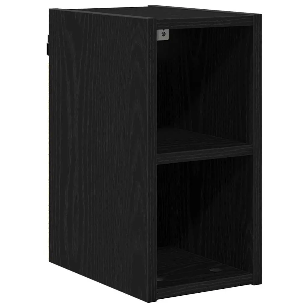 Hanging Kitchen Cabinet Black Oak Modern 20x29.5x40cm Engineered Wood