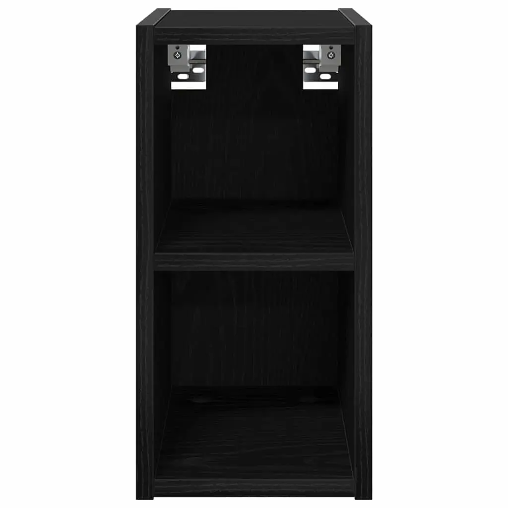 Hanging Kitchen Cabinet Black Oak Modern 20x29.5x40cm Engineered Wood
