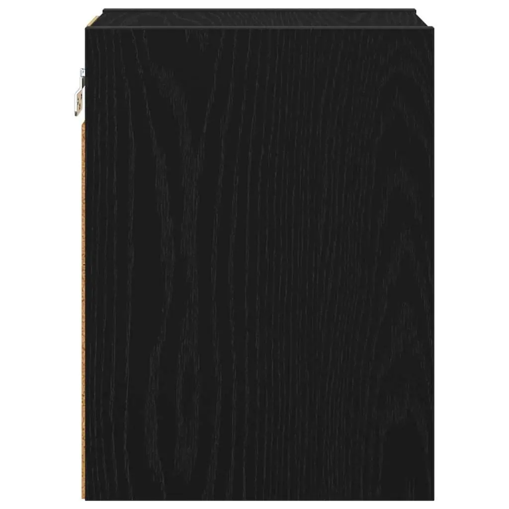 Hanging Kitchen Cabinet Black Oak Modern 20x29.5x40cm Engineered Wood