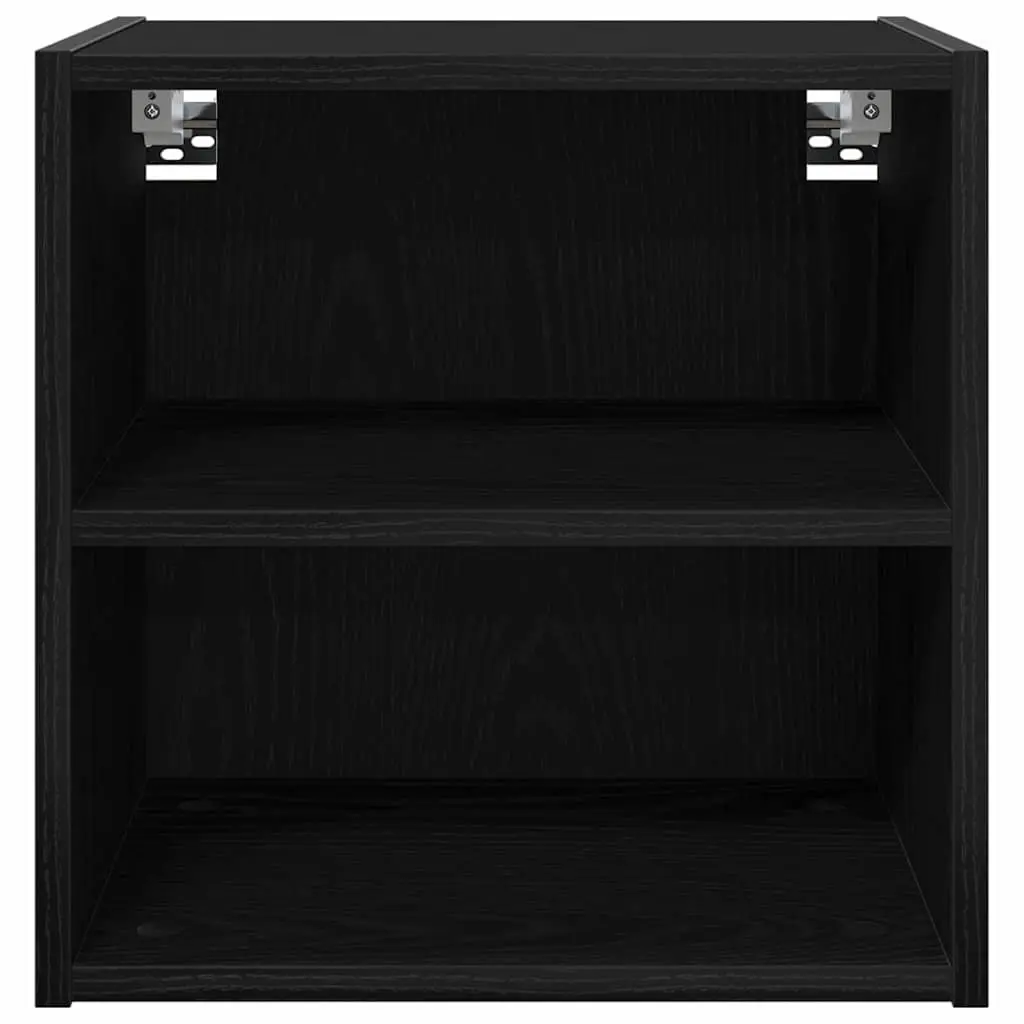 Hanging Kitchen Cabinet Black Oak Modern 40x29.5x40cm Engineered Wood