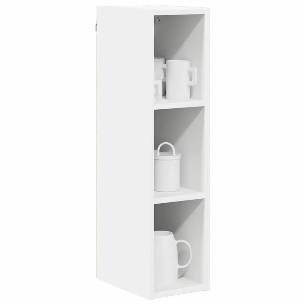 Hanging Kitchen Cabinet White Modern 20x29.5x80cm Engineered Wood