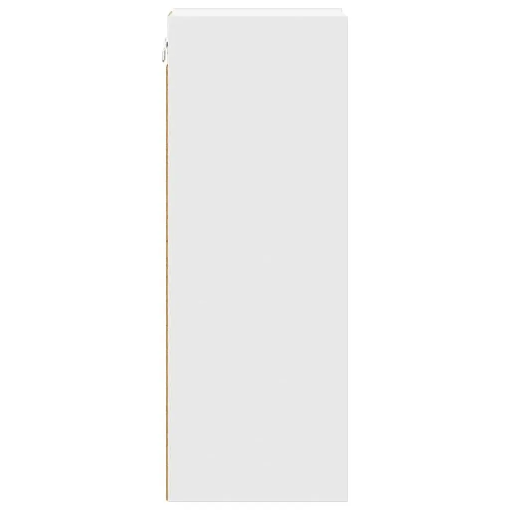 Hanging Kitchen Cabinet White Modern 20x29.5x80cm Engineered Wood