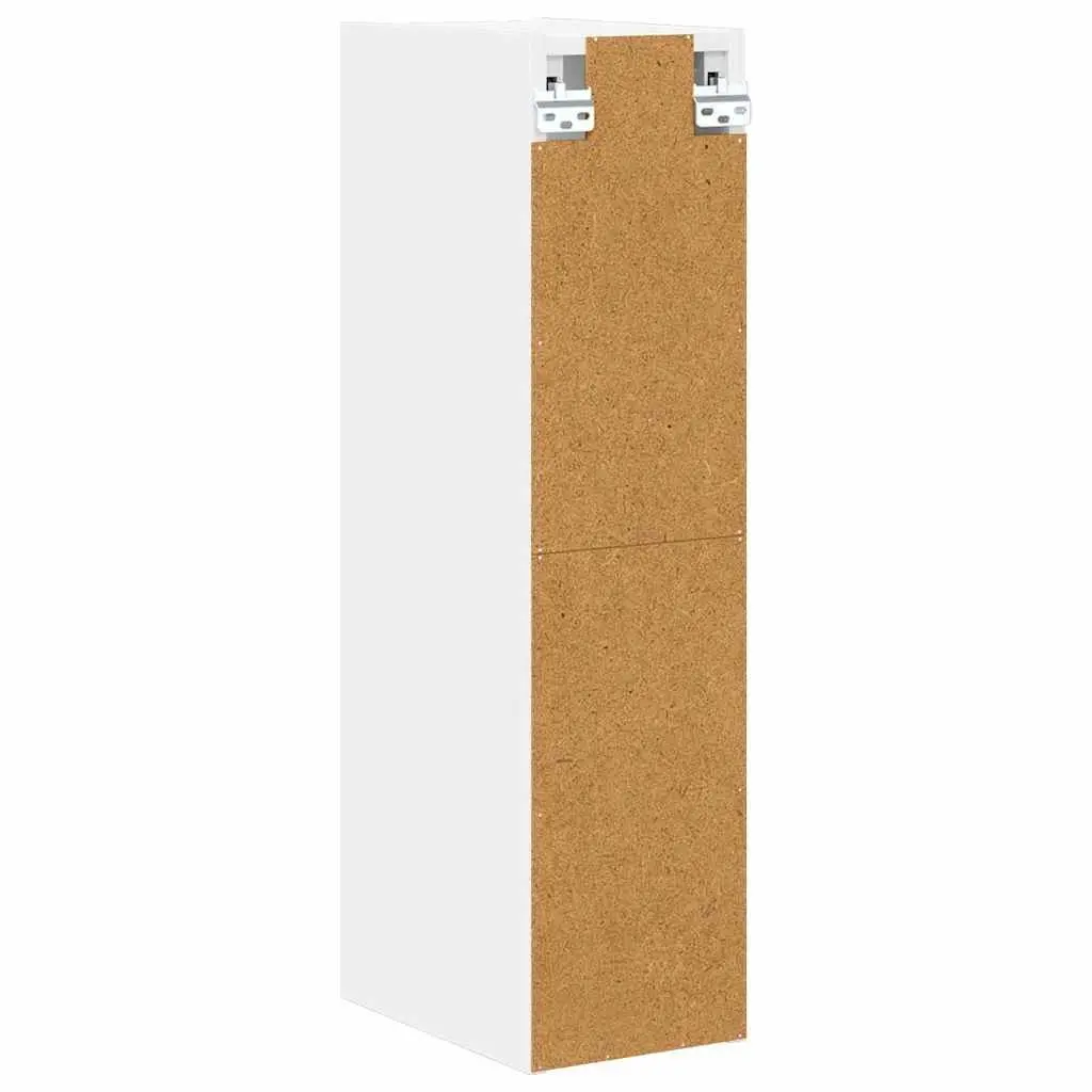 Hanging Kitchen Cabinet White Modern 20x29.5x80cm Engineered Wood