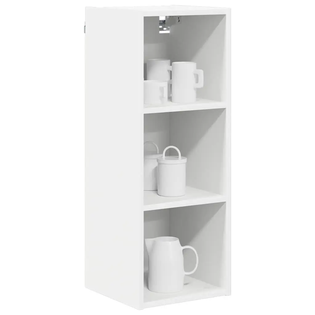 Hanging Kitchen Cabinet White Modern 30 x 29.5 x 80 cm Engineered Wood